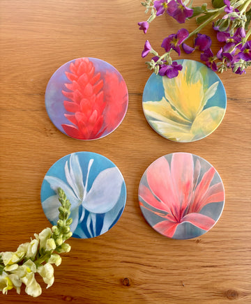 Vivid Bloom Coasters